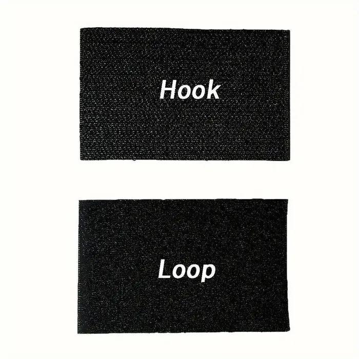 Patch NON'T PANIC en tissu rouge avec support crochet et boucle pour personnalisation vêtements et accessoires occassions spéciales