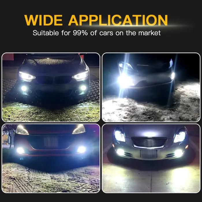 2x phares antibrouillard LED H8 Canbus sans erreur, pour Skoda Fabia Kamiq Karoq kodiaj Octavia MK2