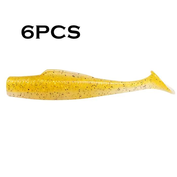 Leurre en silicone souple Johncoo de 80mm lumineux pour pêche en eau douce et en mer océanique à offrir aux pêcheurs passionnés