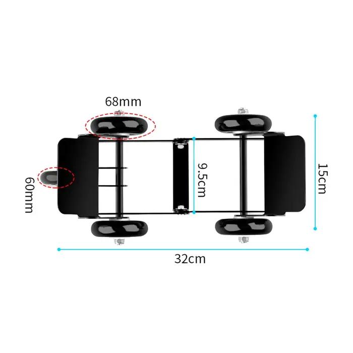 Remorque de déplacement pour moto, dispositif de remorquage de véhicule durable, déplaceur de moto professionnel pour voiture, camion, moto, urgence, qualité supérieure