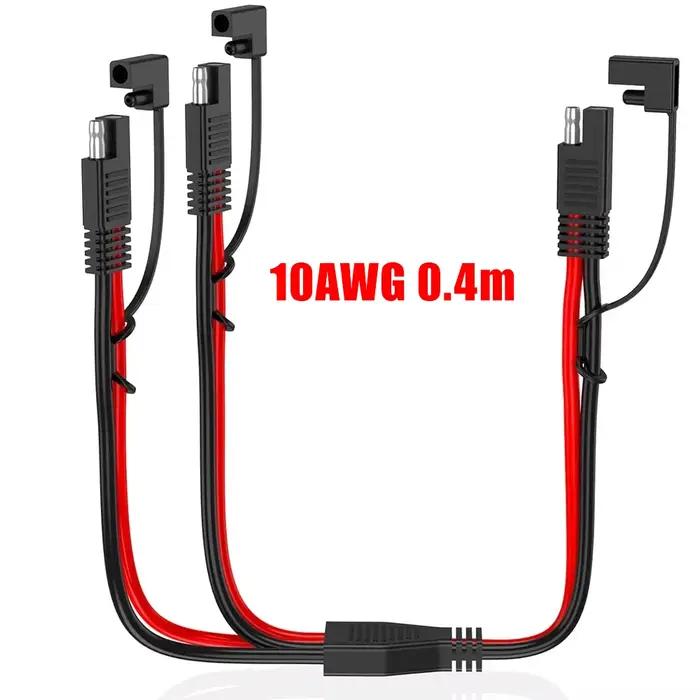 Anchtek 10AWG 1 à 2 câble d'extension SAE à SAE