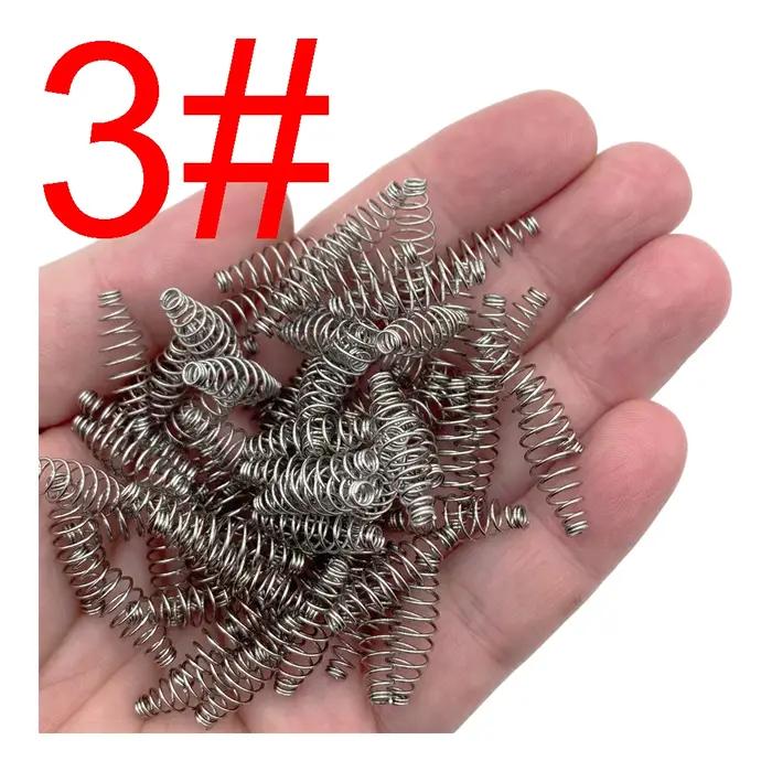 Hameçon de pêche à la carpe, 50 pièces/lot, ressort pivotant barbelé, crochet d'explosion à cercle u
