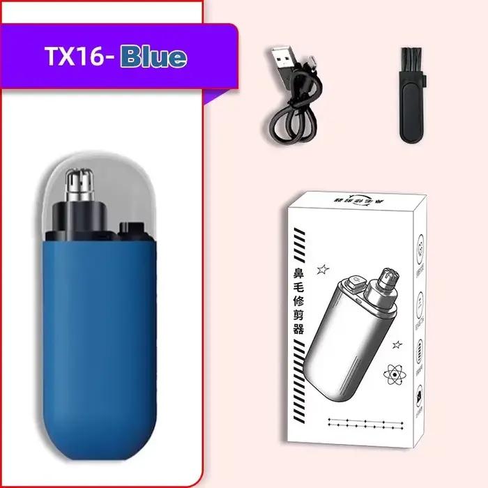 Tondeuse électrique pour le nez rechargeable multi-cinétique unisexe automatique lavable pour soins personnels occasions quotidiennes et cadeaux