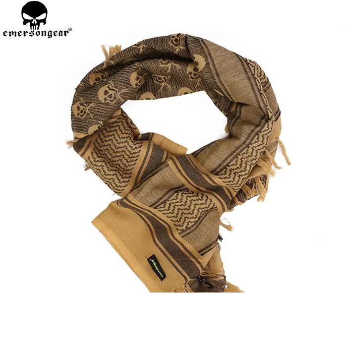 Foulard tactique arabe squelette voile sniper camouflage pour chasse randonnée vélo escalade