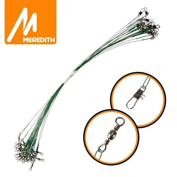 MEREDITH-Câble de tête anti-morsure pour la pêche, pratique avec leurre rotatif, accessoire pour bar