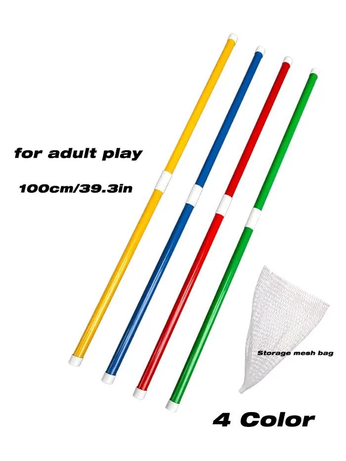Jeu de bâtons de travail d'équipe, équipement de team building d'entreprise en plein air, accessoires de jeu multijoueurs, activités de développement parent-enfant