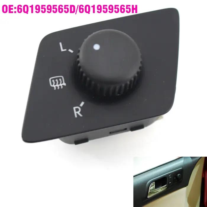 Nouveau 10 broches bouton de réglage interrupteur de rétroviseur latéral pour VW Polo 9N 2001-2010 6