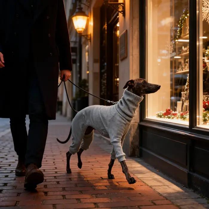 Pyjama pour chien à col roulé pour chiens de taille moyenne et grande