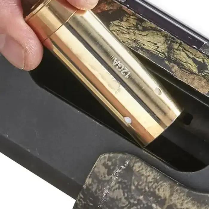 Calibre 12GA 20GA 5.45x39 7.62x39 9x19mm .223 .308 .338 Red La-ser Bore Sighter pour l'entraînement et l'alignement visible du canon