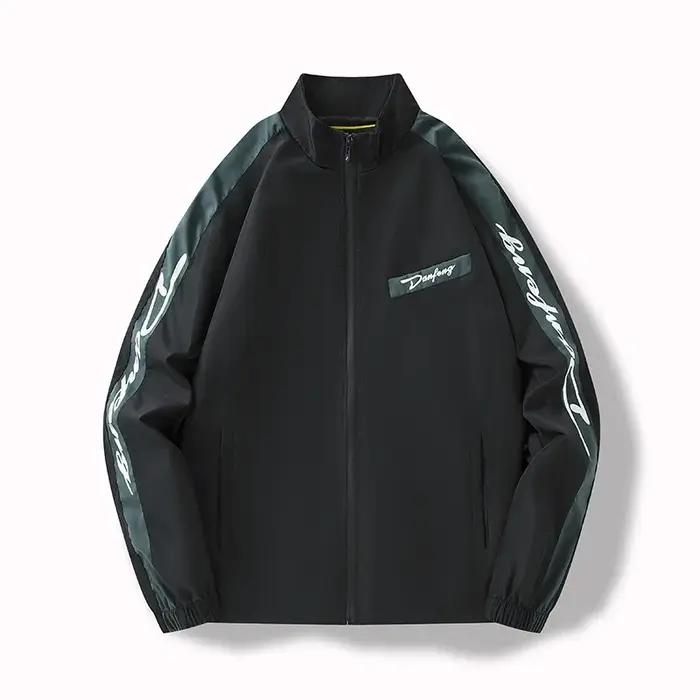 Veste légère à blocs de couleurs pour hommes, voyage décontracté, coupe-vent, résistant à l'usure, t