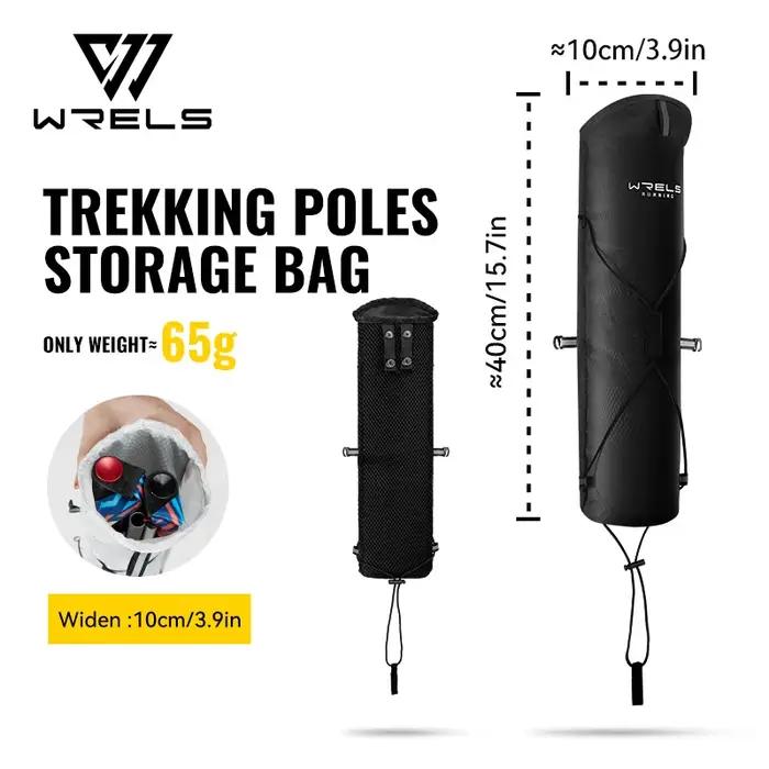 WRELS Sac de transport pour bâtons de randonnée Sac léger et étanche pour bâtons de randonnée Sac de