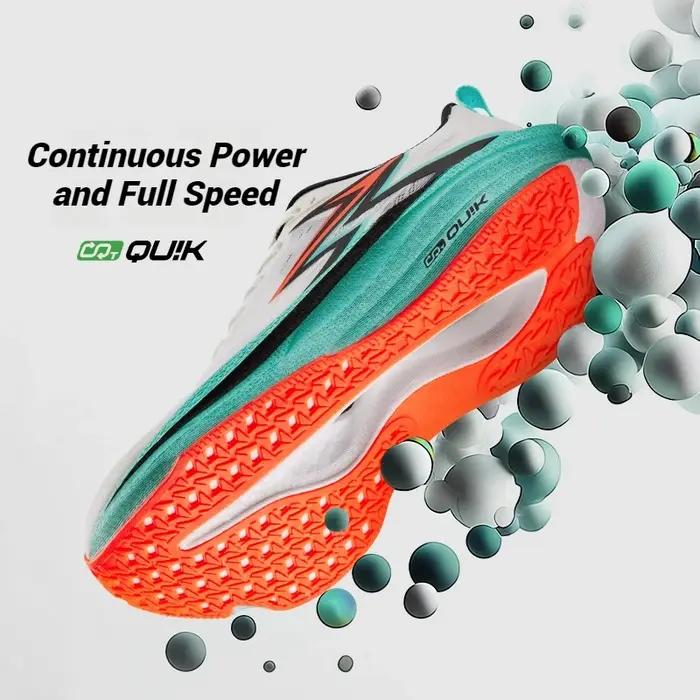 361 degrés flamme 4.0 MIX hommes chaussures de course plaque de carbone course Marathon rebond Stabl