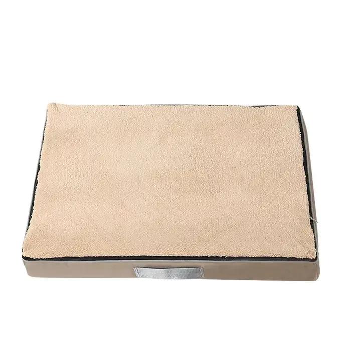Polymères de couchage pour animaux de compagnie, mousse à mémoire de forme, super doux, non ald, doux, lavable, coussin, petits, moyens et grands chiens, fournitures pour animaux de compagnie