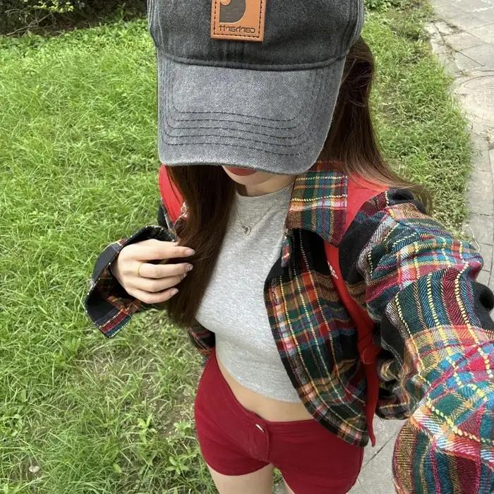 Casquette Carhartt Odessa Main Line en coton délavé, style workwear, à visière courbée, avec sangle réglable, unisexe, streetwear