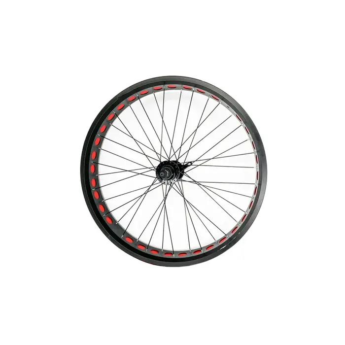 Moyeu de roue de vélo en alliage d'aluminium chromé