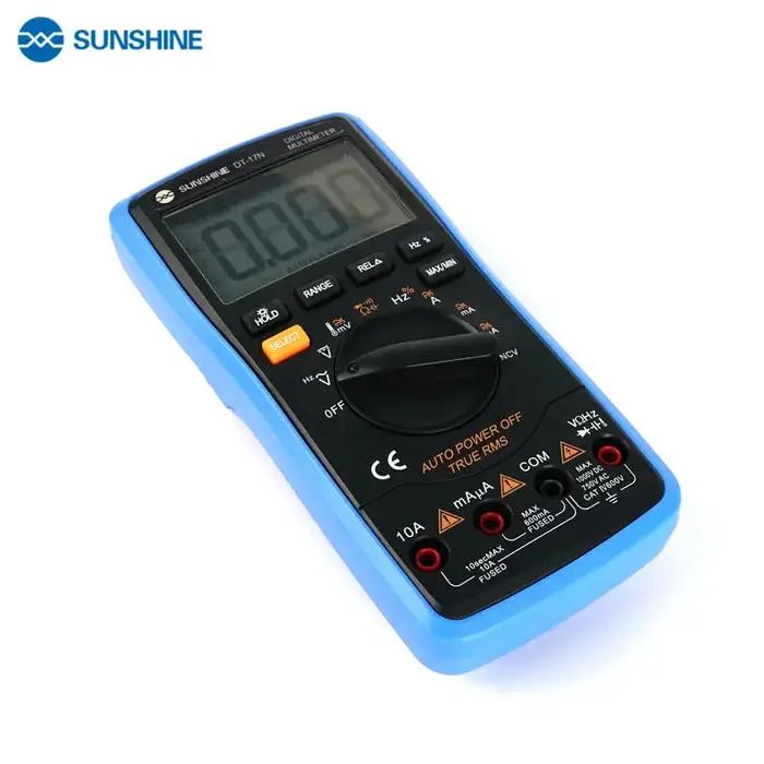 SUNSHINE DT-17N multimètre à affichage LCD à plage automatique multimètre numérique testeur d'instru