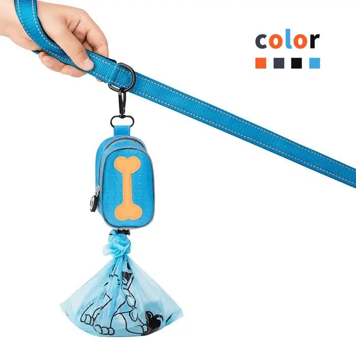 Distributeur de sacs à déjections canines suspendable avec fermeture éclair