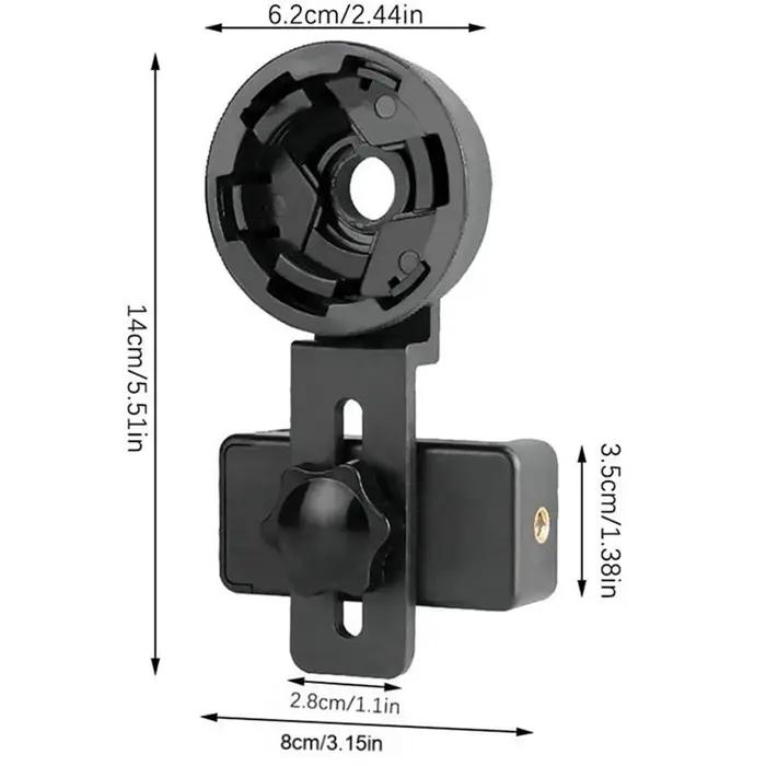 Adaptateur smartphone pour longue-vue - Support téléphone rapide alignement jumelles monoculaire appareil photo