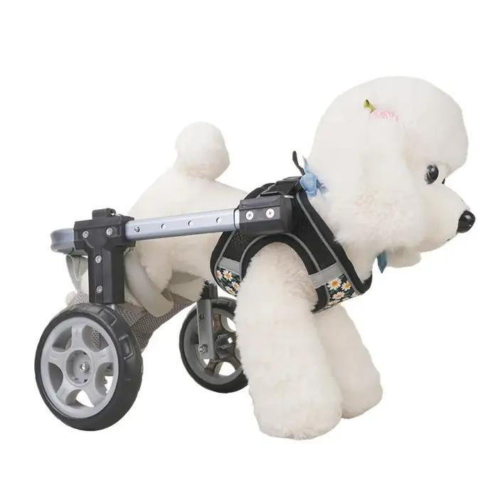 Fauteuil roulant léger et réglable pour animaux de compagnie