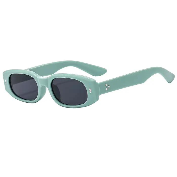 Lunettes anti-lumière petit cadre riveté - Design personnalisé femme - Randonnée fashion UV