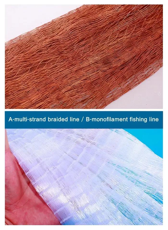 Lawaia ligne multifilament/ligne de pêche monofilament filet moulé réseau de capture de poisson avec
