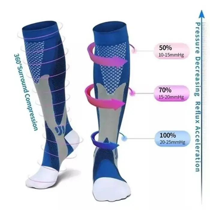 Lot 2/3/4 paires bas de compression sport et médical - Cyclisme, varices et activités extérieures