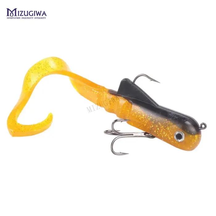 MIZUGIWA Leurre souple pêche appât souple Zabder eau douce alose matériel de pêche bouledogue broche