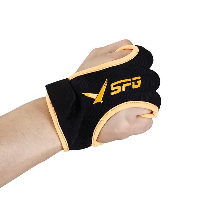 Protège-doigts épais pour arc recurve traditionnel - Gants d'archerie 3 doigts renforcés protection chasse