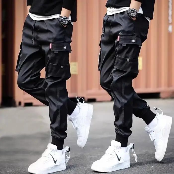 Pantalon cargo mode 2025 homme - Jogger sport décontracté pour salle