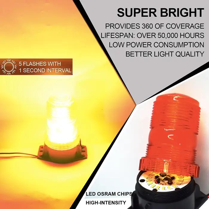 30W LED haute puissance avertissement d'urgence Flash lumière stroboscopique balise pour chariot élé
