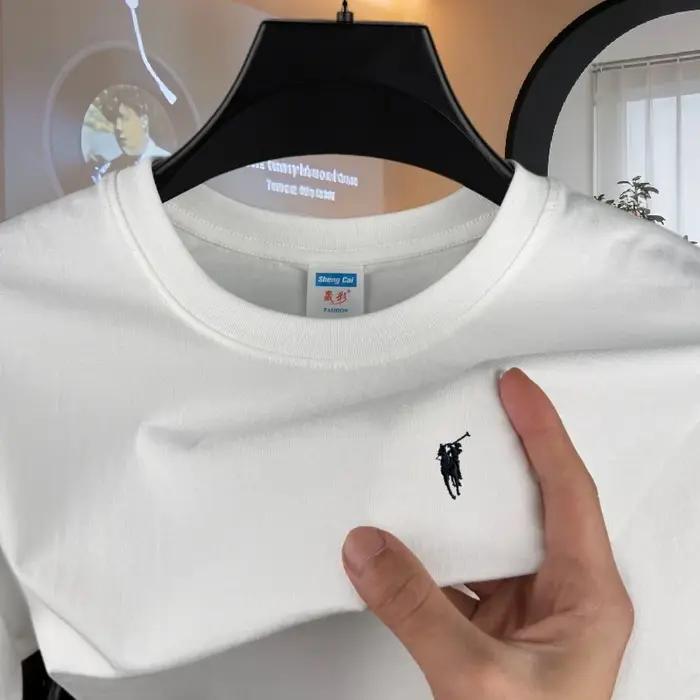 T-shirt homme 100 % coton pur de haute qualité