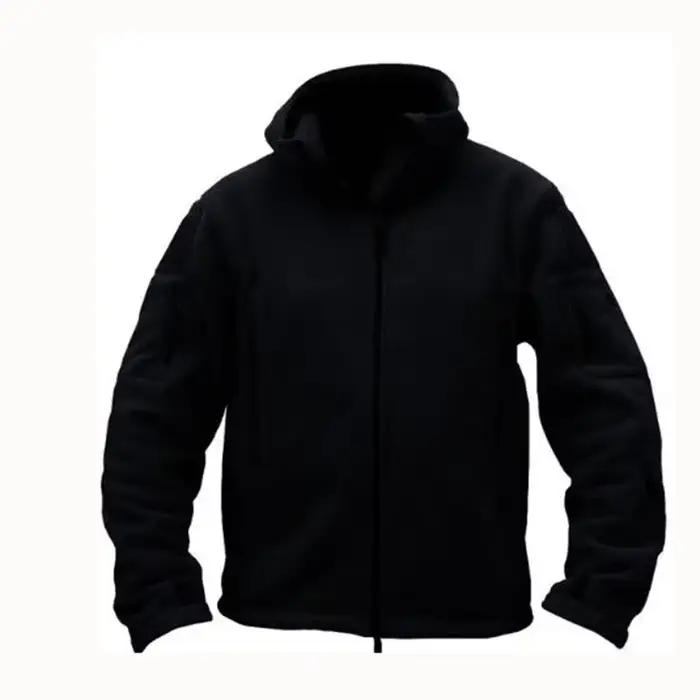 Hommes chasse hiver thermique polaire veste tactique Sports de plein air manteau à capuche militaire Softshell