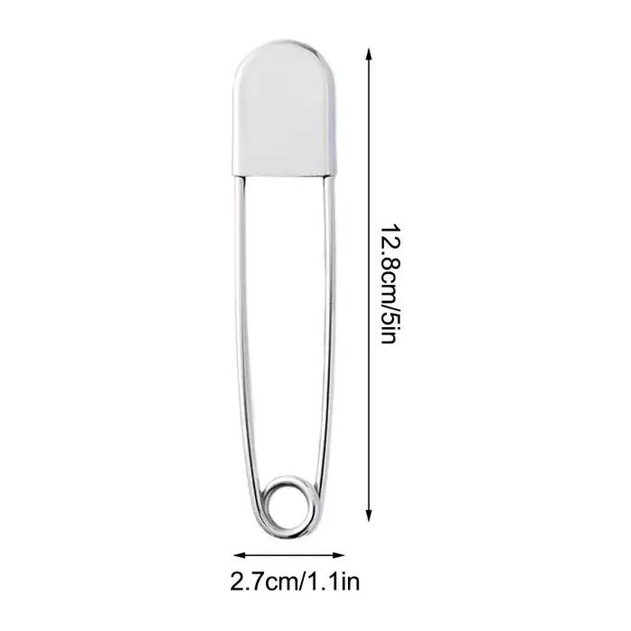 Épingle de sûreté en acier inoxydable de grande taille