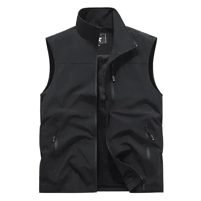FGKKS 2024 gilet décontracté en plein air pour hommes grande poche manteau de mode conception de hau