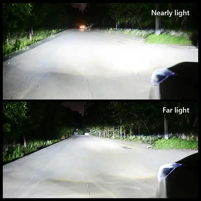 H4 projecteur LED phare de voiture 30000LM 6000K Canbus ventilateur refroidissement Mini Bi LED lent