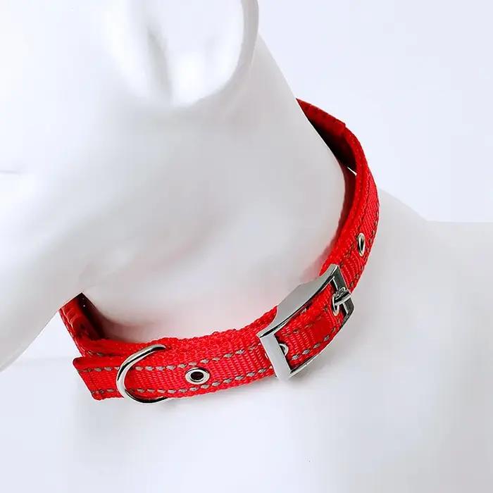 Collier de Protection Réglable en Nylon pour Chien