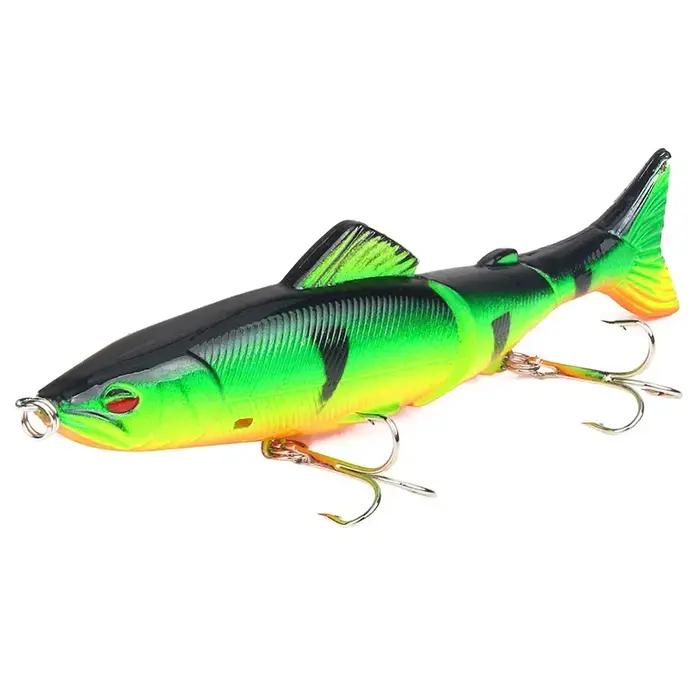 1 Pc appât commun nageur Wobbler leurre de pêche 13 cm 18g appât dur artificiel vairon manivelle pou