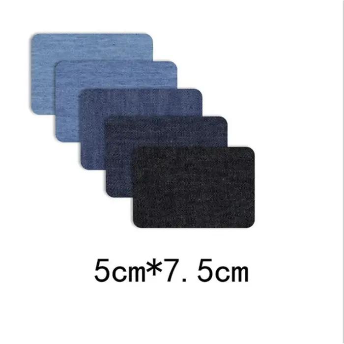 Tissu fer sur patchs Appliques (avec dos de colle) coudières réparation pantalons pour vêtements Jea