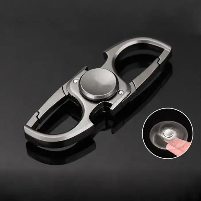 Spinner à doigt Fidget main Spinner Anti-anxiété jouet soulage le Stress doigt Spinner Ketchain ouvr