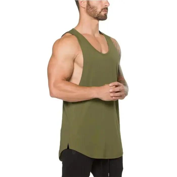 Débardeur personnalisé homme logo image marque entraînement sportif gymnastique musculation fitness gilet sans manches chemise homme多种样式和颜色可供选择,适用于各种运动场合,为您的健身之旅增添一抹独特的风采。