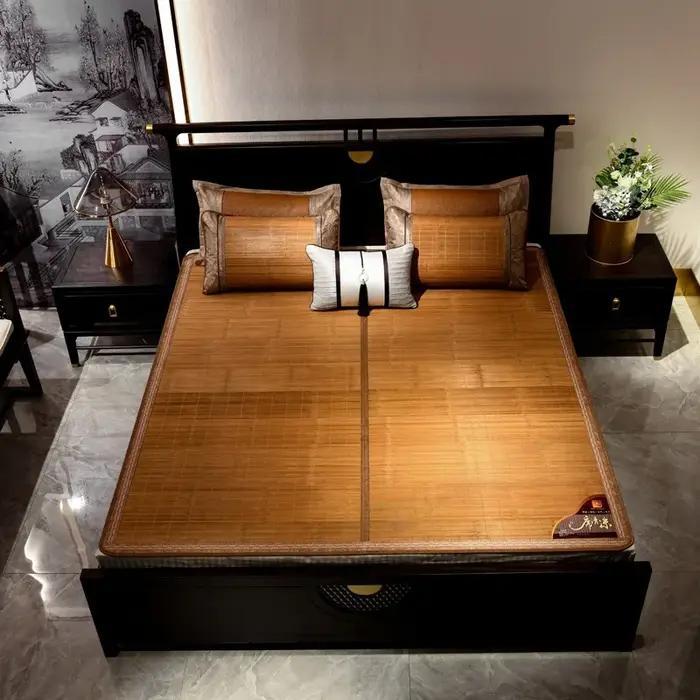 Excellent tapis pliant en bambou