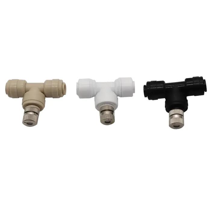 (50 pièces/lot) 6mm basse pression 0.1-0.5mm en acier inoxydable buse de brumisation de brouillard c