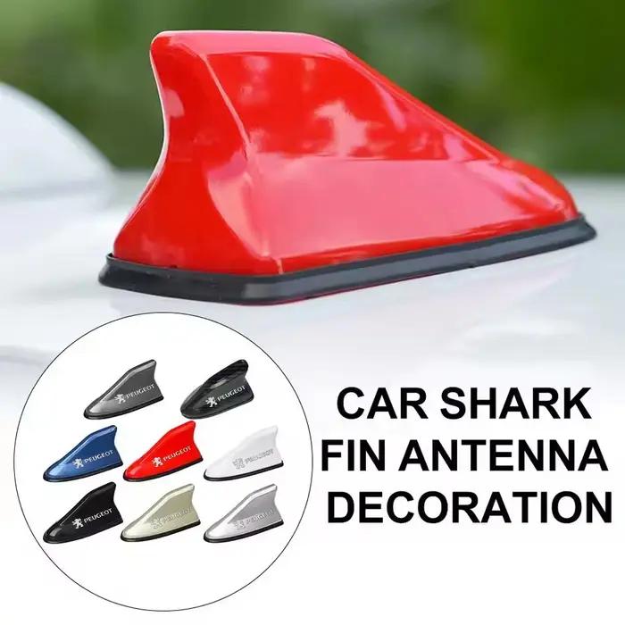 Antenne aileron toit voiture logo Peugeot - Signal radio FM/AM forme requin 408 308 3008 208