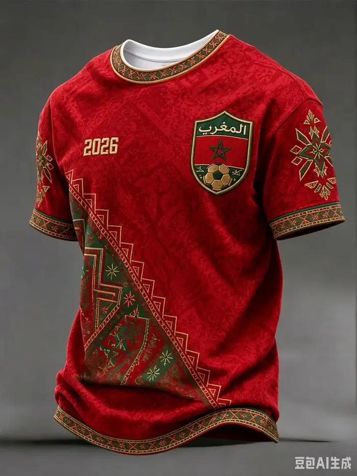 Maillot de football extérieur de l'équipe du Maroc, blanc, à manches courtes, vert, unisexe, pour supporters, entraînement, sport, décontracté