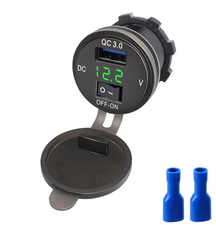 Prise de chargeur de voiture USB Quick Charge 3.0