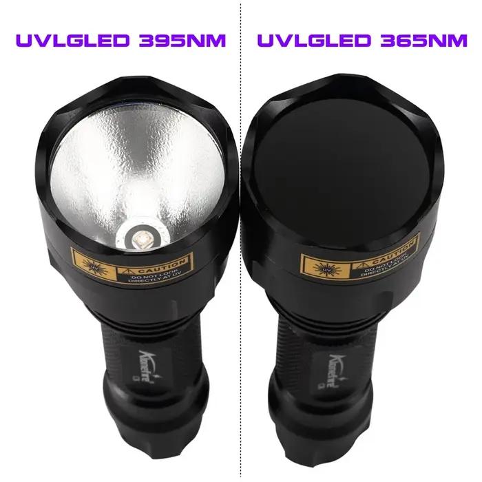 LGUV-Lampe de Poche LED Ultraviolet Invisible, Marqueur d'Encre, Chat, Chien, Urine, Tinea, Fuite de