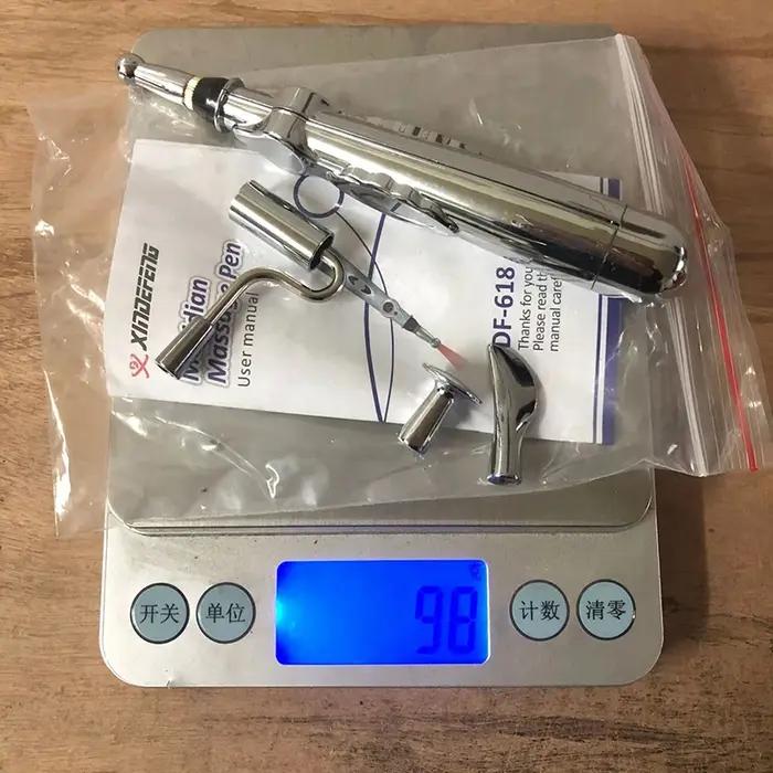 Stylo de Massage Électrique Réglable pour Dos Muscles Tensions Relaxation Intense Profonde Soulagement Stress Musculeux Occasions Spéciales