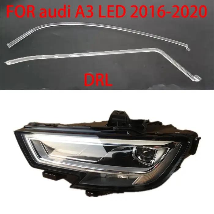 Pour Audi A3 S3 LED 2016-2018 feux diurnes DRL plaque de guidage de lumière Tube de lumière diurne b