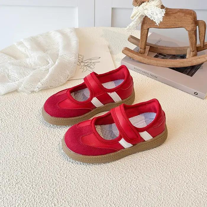 2025 enfants chaussures décontractées pour les filles printemps automne nouvelle mode Style coréen fond souple anti-déra