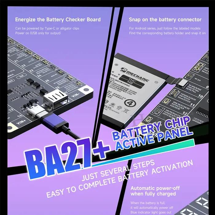 Carte de détection d'activation de batterie mécanique BA27, Charge rapide pour Xiaomi iPhone 6-16 Pr